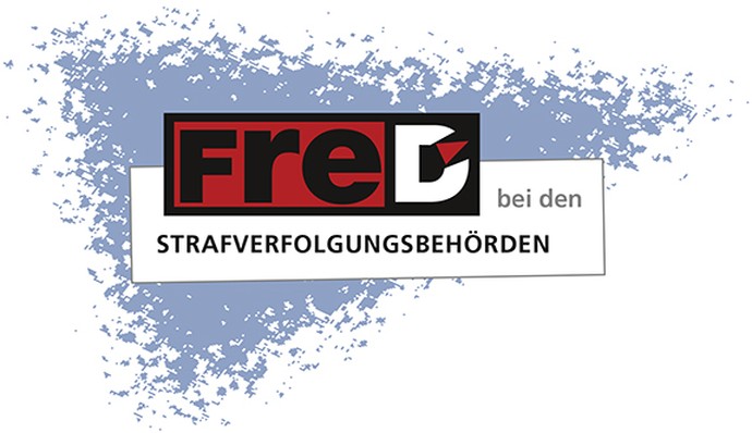 Logo des Projektes "FreD in Strafverfolgungsbehörden"