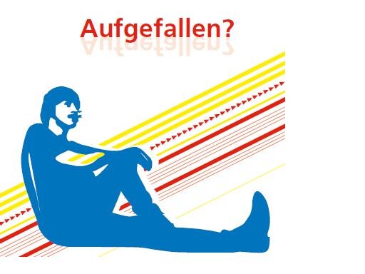 Deckblatte des FreD-Flyers "Aufgefallen?".