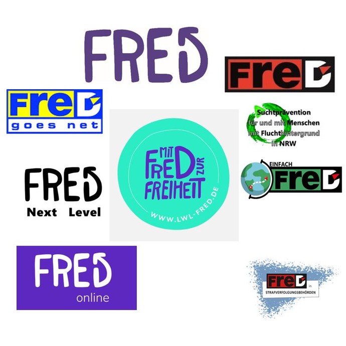 Logos der FreD Projekte (vergrößerte Bildansicht wird geöffnet)