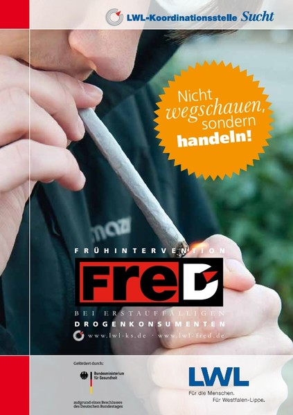 Deckblatte der FreD-Broschüre "Nicht wegschauen, sondern handeln!".