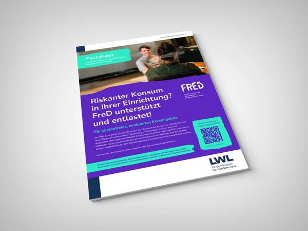 Bild des FreD-Factsheets für die stationäre Jugendhilfe.